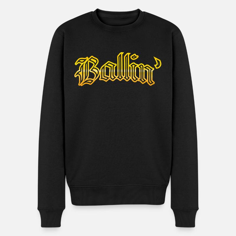 Ballin' - Pull Premium bio Homme - noir