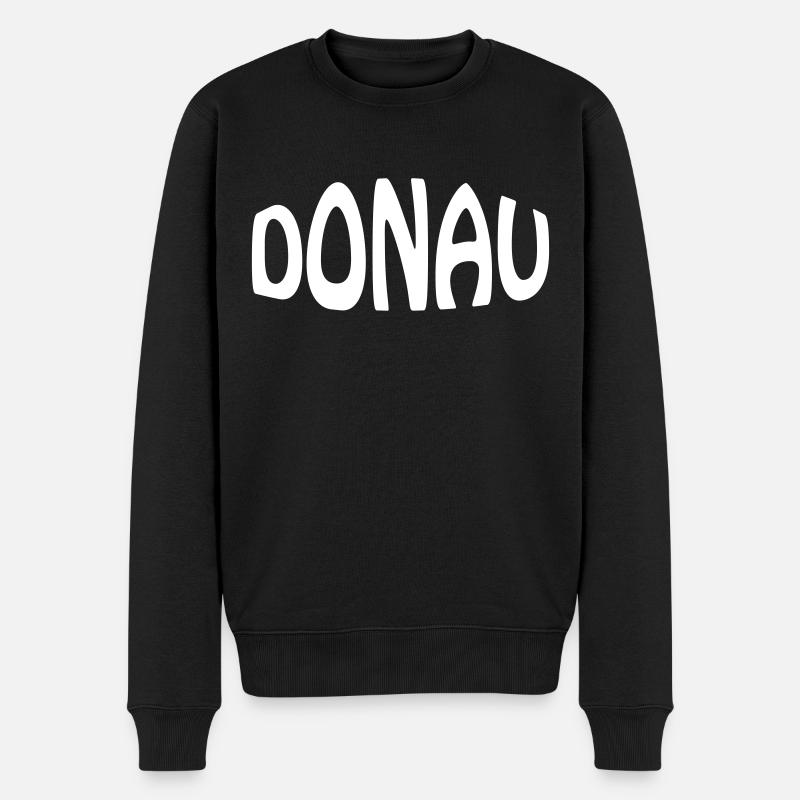 DANUBE - Pull Premium bio Homme - noir