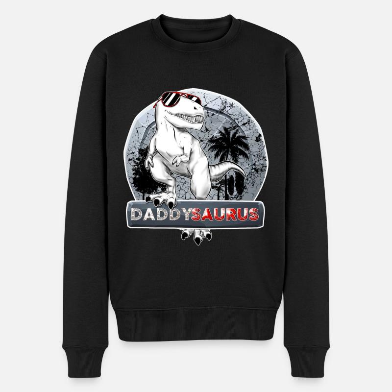 Daddysaurus - Pull Premium bio Homme - noir