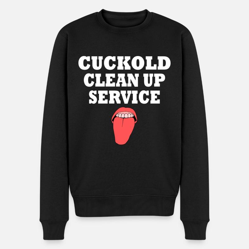 Cuckold clean up service - Pull Premium bio Homme - noir