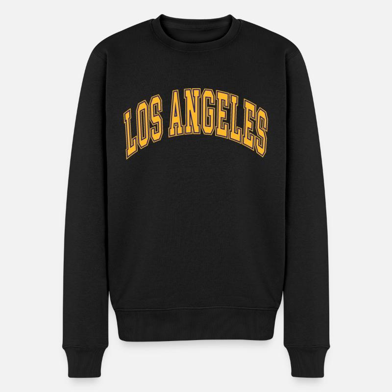 Los Angeles - Pull Premium bio Homme - noir