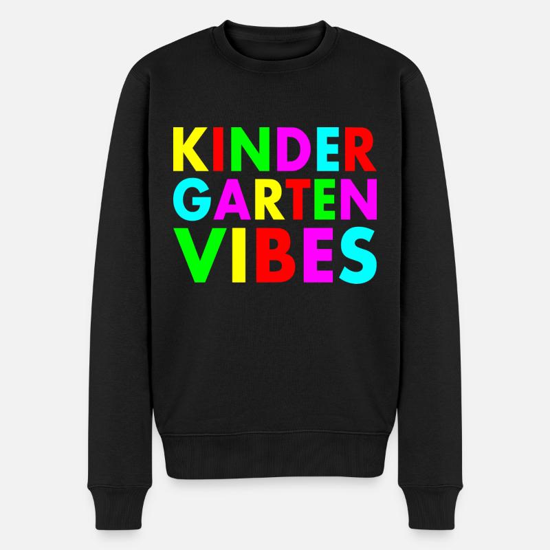 kindergarten vibes - Pull Premium bio Homme - noir