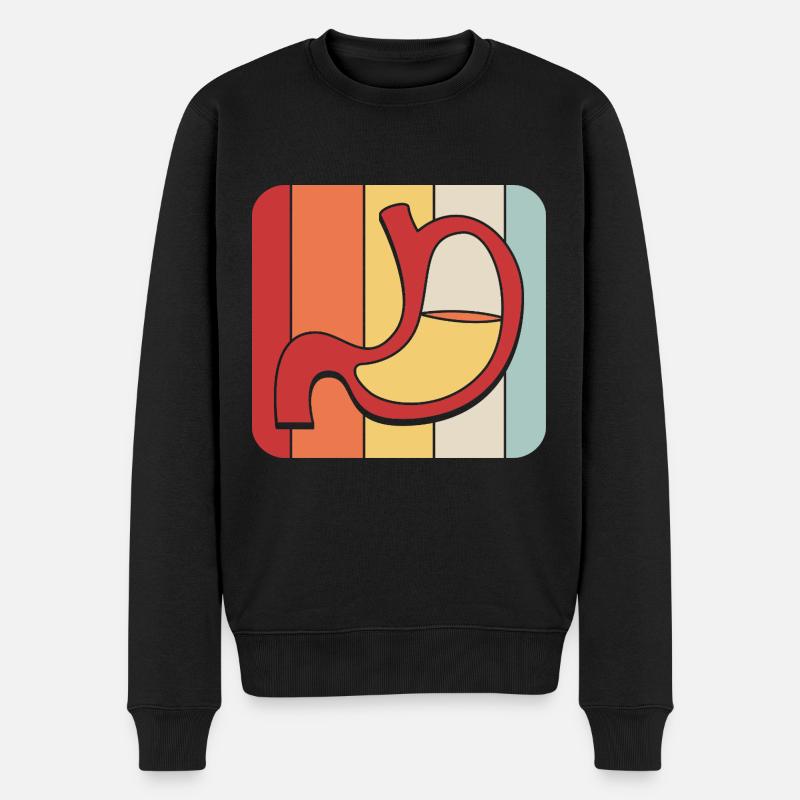 Gastroenterologie - Männer Premium Bio Pullover - Schwarz