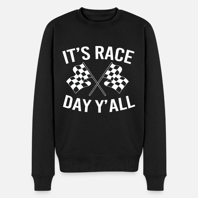 Drag Race - Männer Premium Bio Pullover - Schwarz