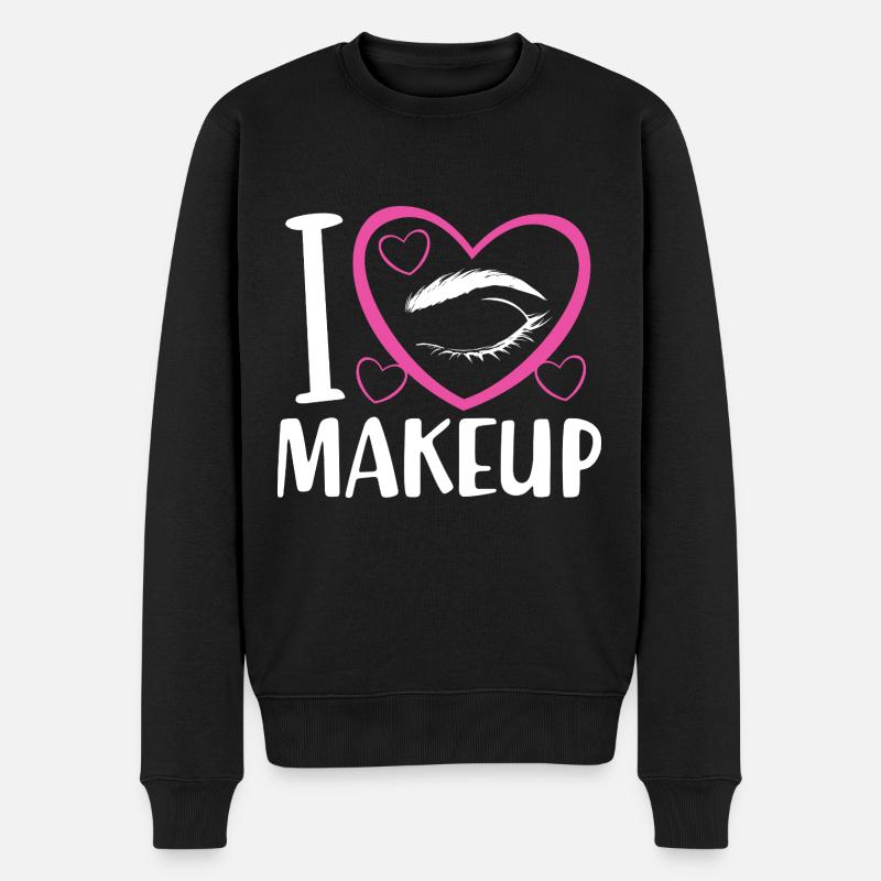 Maquillage Cosmétiques Esthéticienne Microblading - Pull Premium bio Homme - noir