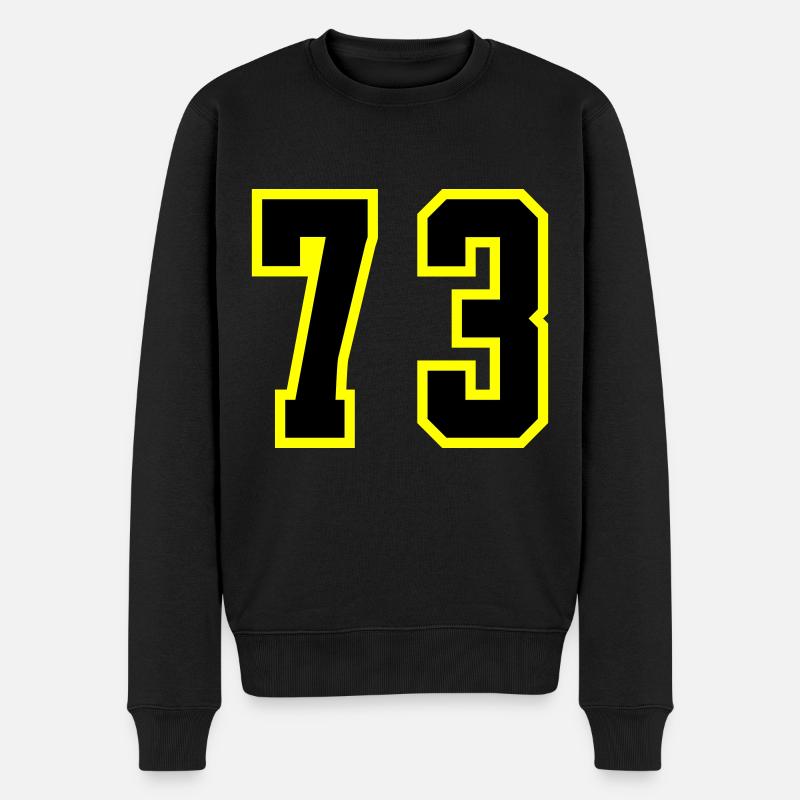Maillot à 73 numéros - Pull Premium bio Homme - noir