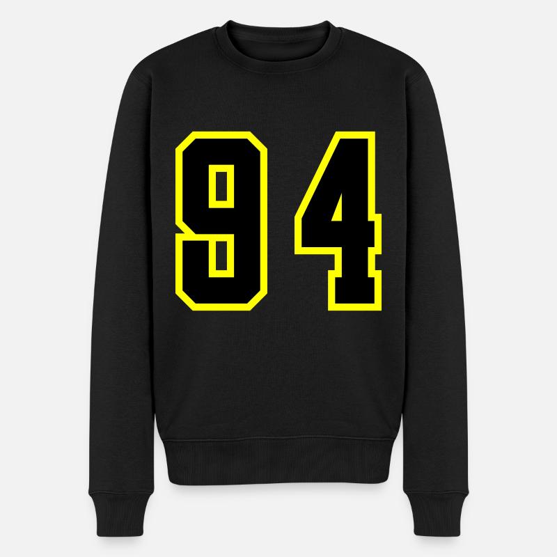 Maillot à numéros 94 - Pull Premium bio Homme - noir