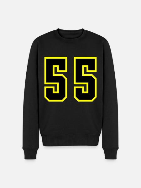 55 Number Leotard - Men's Premium Organic Jumper - black