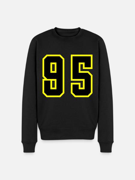 95 Number Leotard - Men's Premium Organic Jumper - black