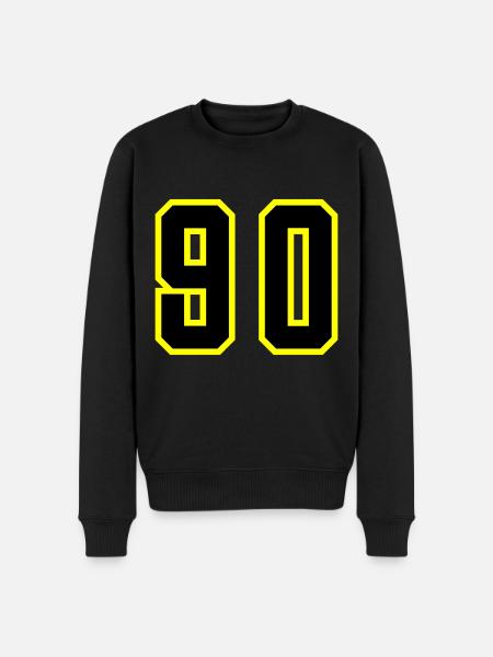 90 Number Leotard - Men's Premium Organic Jumper - black