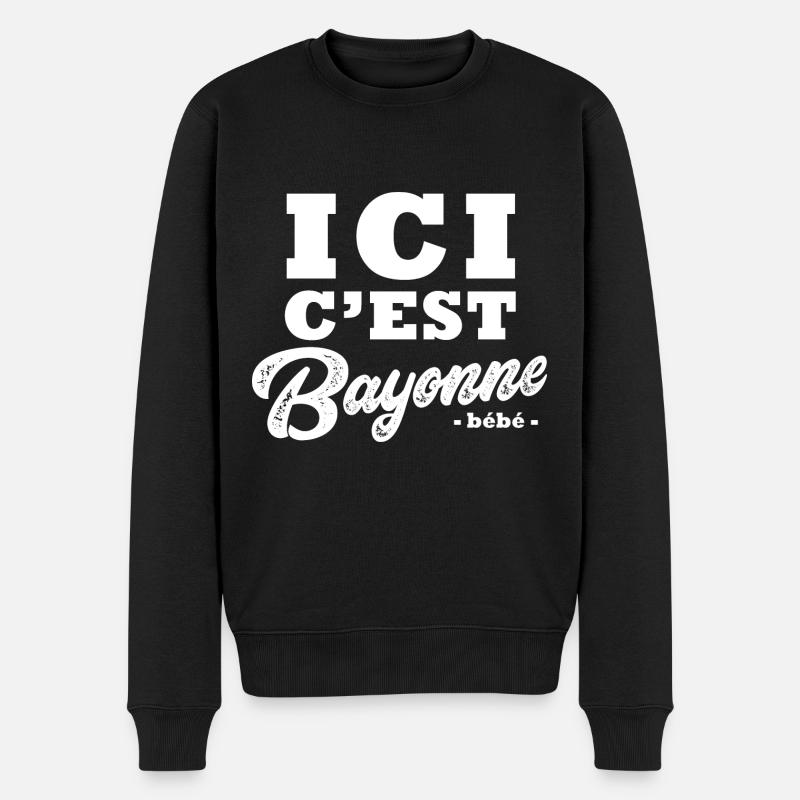 Bayonne bayonne bayonnais - Pull Premium bio Homme - noir