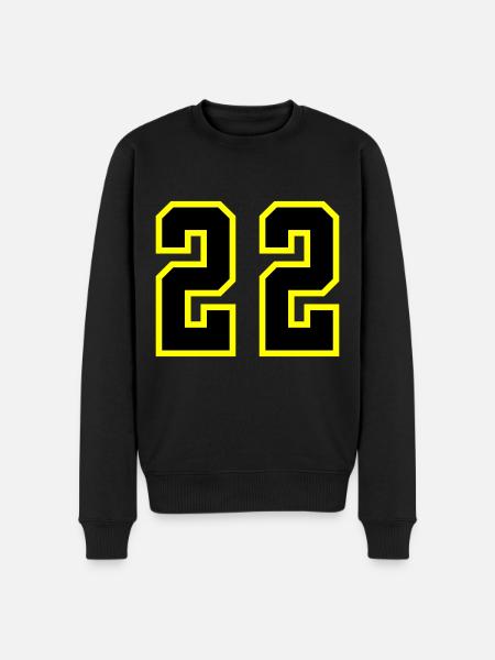 22 Number Leotard - Men's Premium Organic Jumper - black