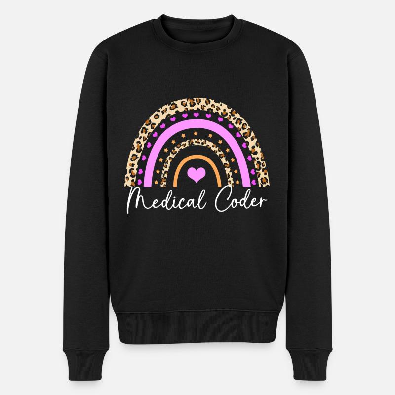 Codeur médical - Pull Premium bio Homme - noir