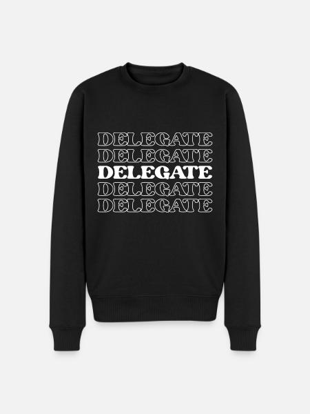 Delegate Representative Deputy Spokesperson - Men's Premium Organic Jumper - black