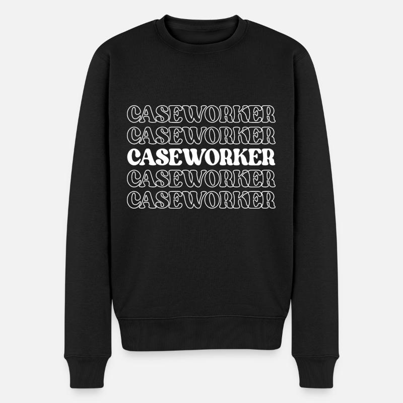 Sachbearbeiter/in Sozialarbeiter/in Fallmanager/in Soziales - Männer Premium Bio Pullover - Schwarz