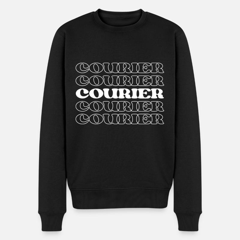 Messager Livreur Facteur Expédition - Pull Premium bio Homme - noir