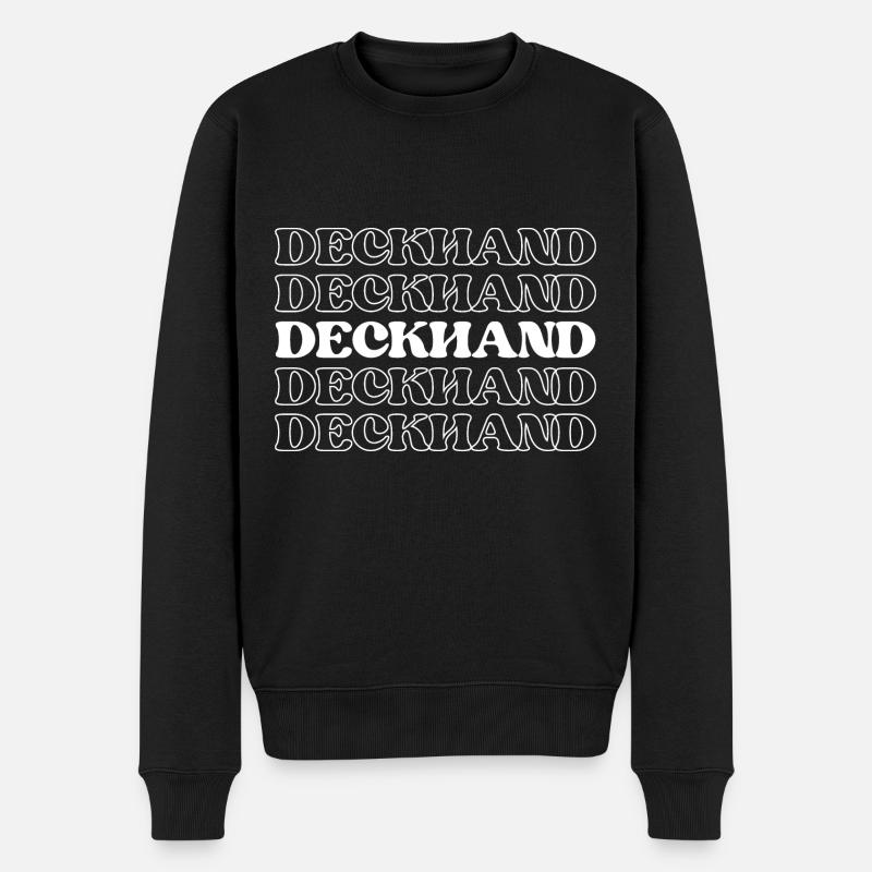 Decksmann Matrose Seemann Schiffskamerad Schiffsarbeiter - Männer Premium Bio Pullover - Schwarz