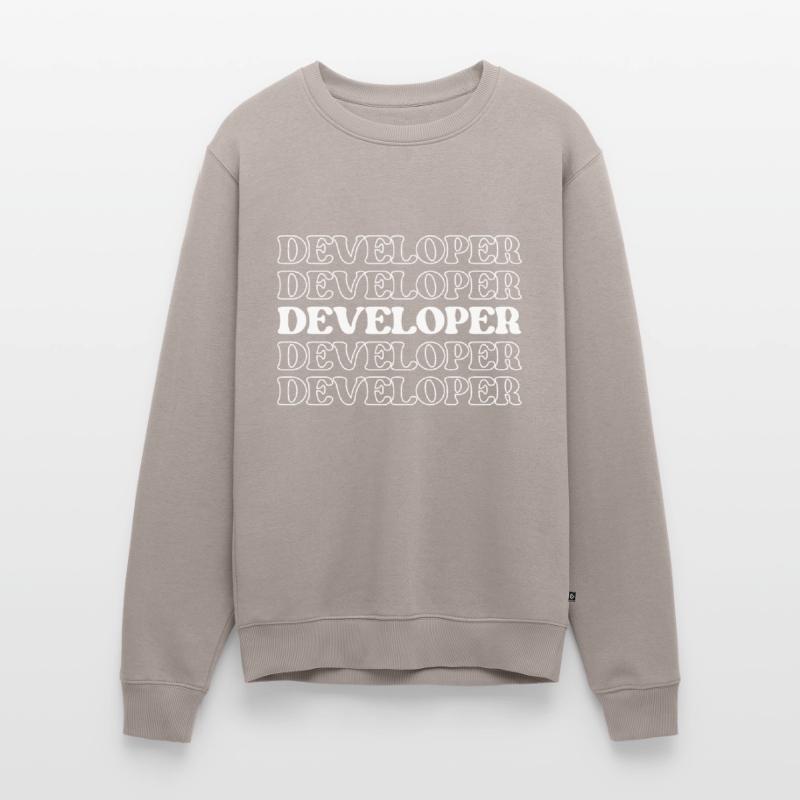 Developer Programmer Coder Coder Software Engineer Men's Premium Organic Jumper