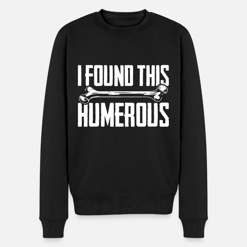 Orthopädischer Chirurg Humor Orthopädie - Männer Premium Bio Pullover - Schwarz