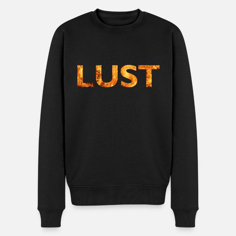 Lust - Männer Premium Bio Pullover - Schwarz