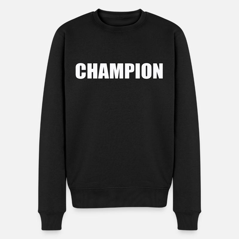 CHAMPION - Pull Premium bio Homme - noir