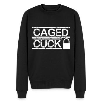 Caged Cuck BBC Hotwife Cocu Femdom - Pull Premium bio Homme - noir - Devant - Nico (187cm)