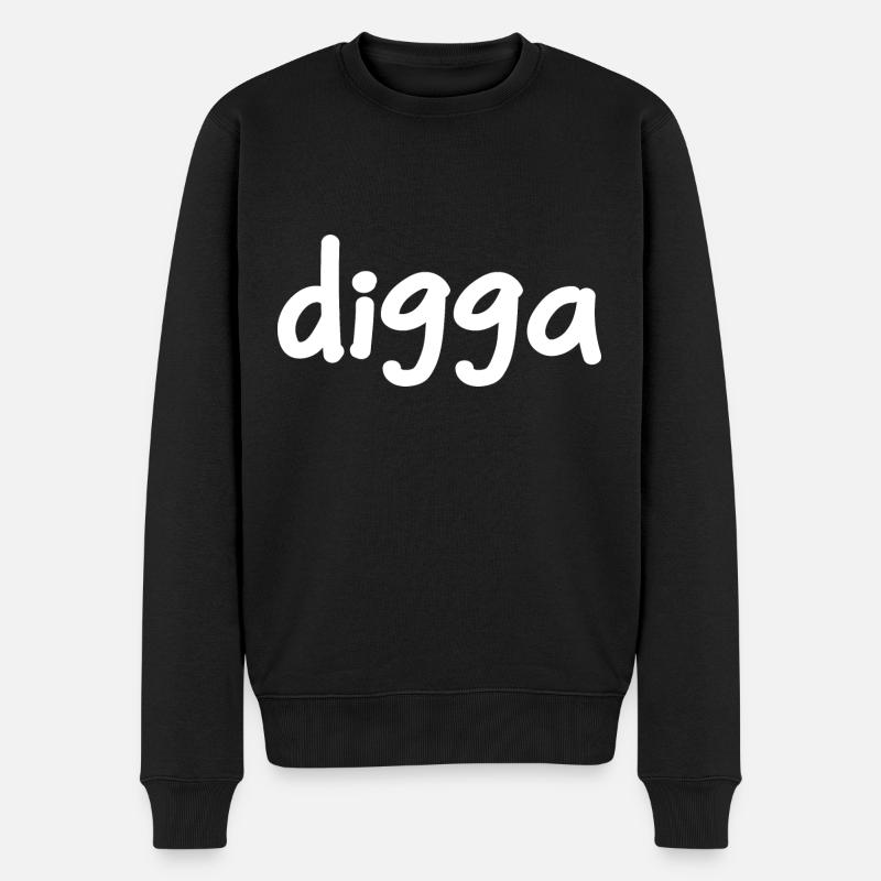 digga - Jugendwort - Pull Premium bio Homme - noir