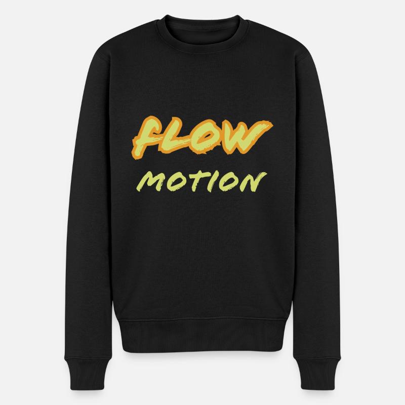 Flow Motion - Pull Premium bio Homme - noir
