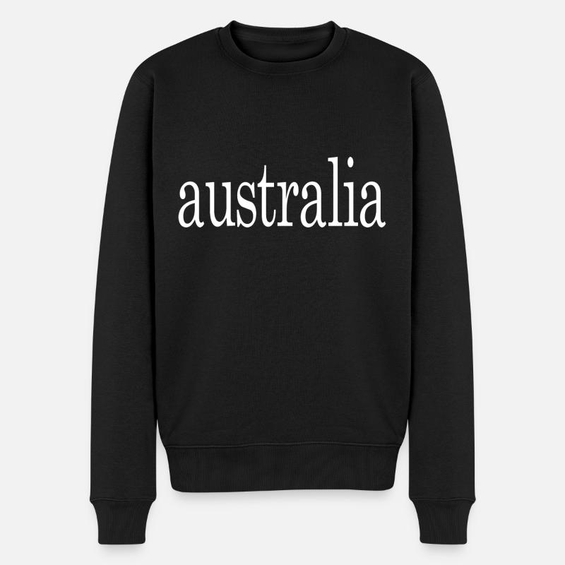 Australie - Pull Premium bio Homme - noir