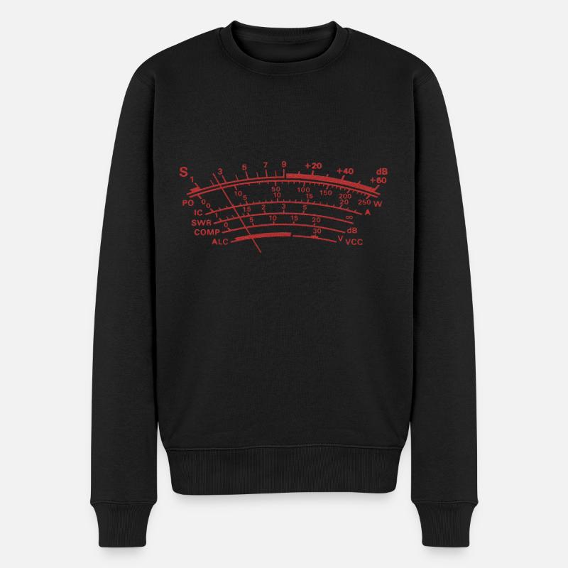 Amateurfunk Radio SWR-Meter - Männer Premium Bio Pullover - Schwarz