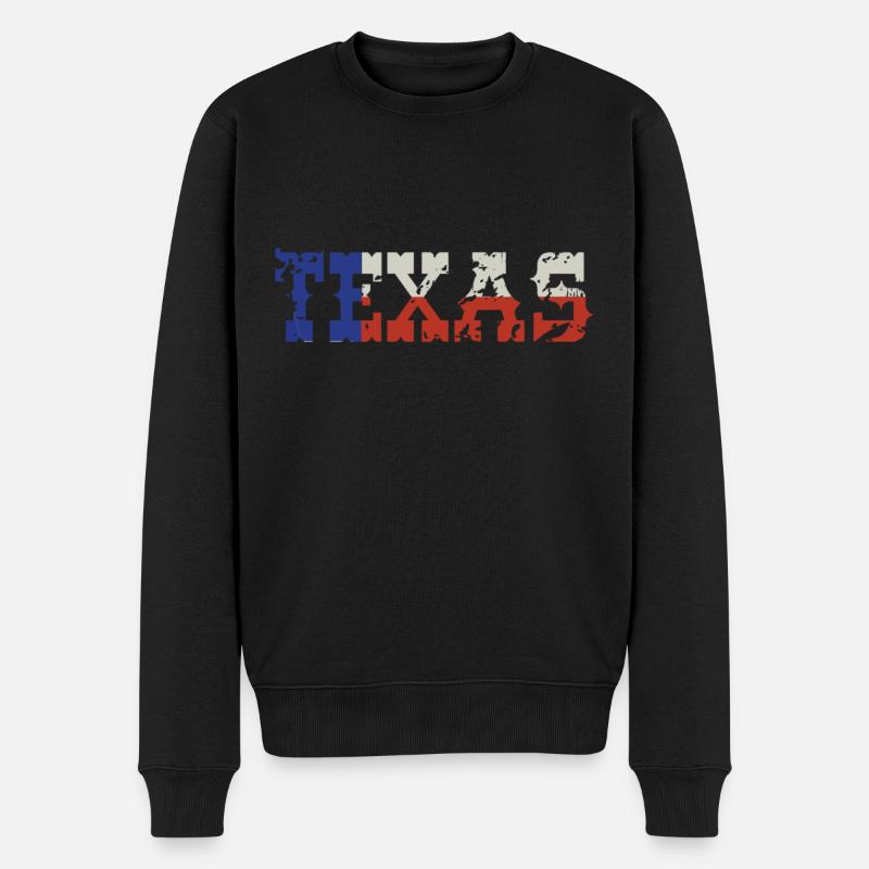 TEXAS - Pull Premium bio Homme - noir