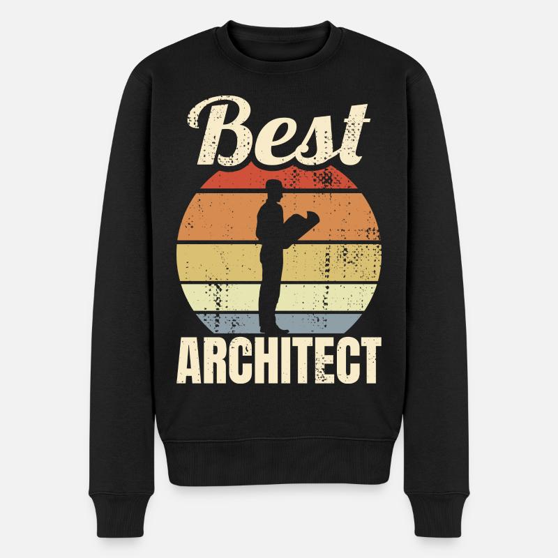 Grand architecte - Pull Premium bio Homme - noir