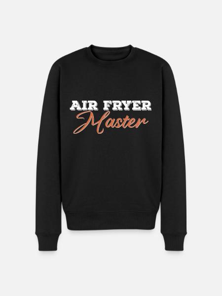 Air Fryer Master Culinary Crafts - Men's Premium Organic Jumper - black