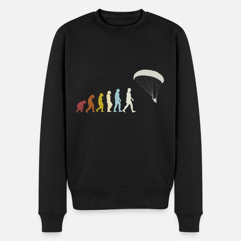Parapente Parapente Évolution - Pull Premium bio Homme - noir
