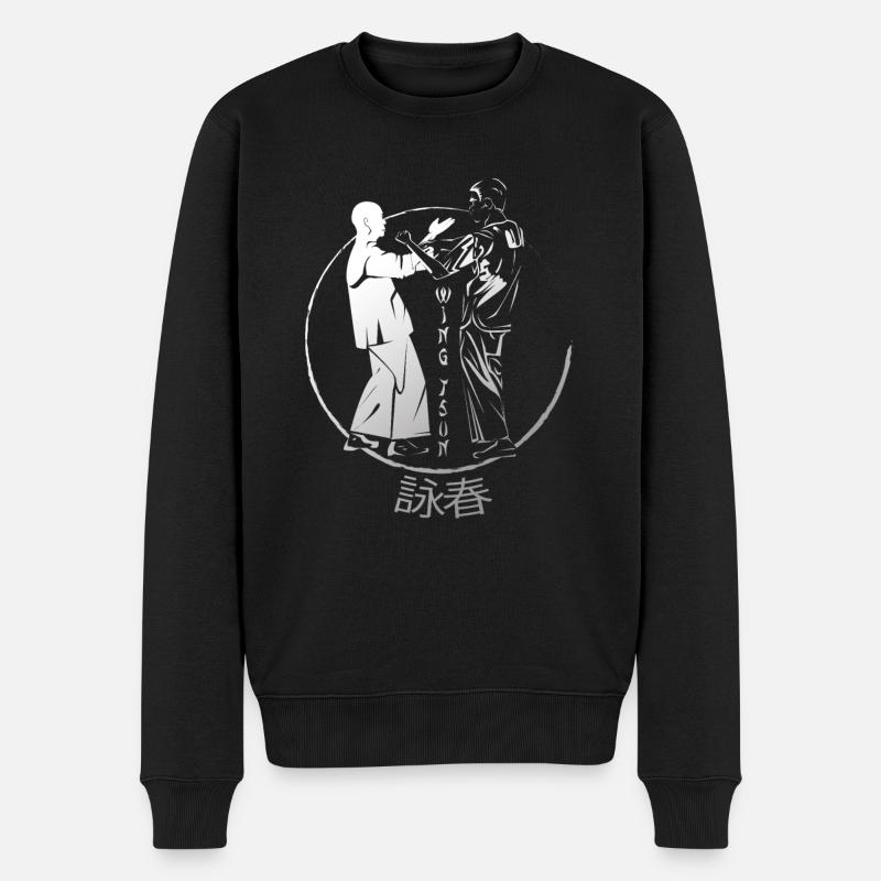 WingTsun Kung Fu - Pull Premium bio Homme - noir