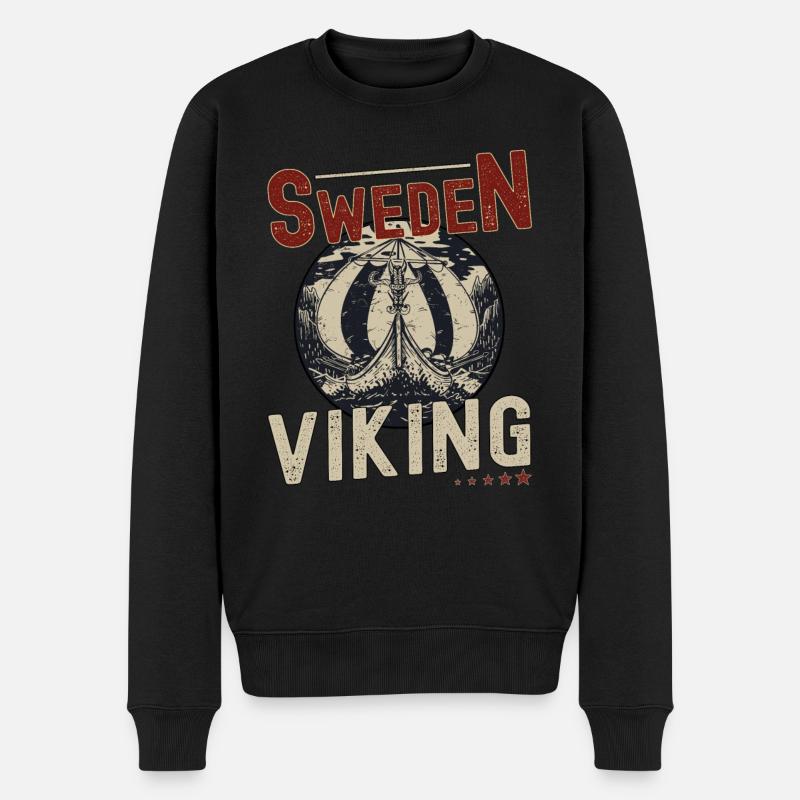Suède Vikings - Pull Premium bio Homme - noir
