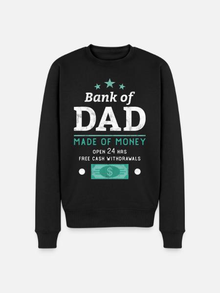 Banque de Papa - Pull Premium bio Homme - noir