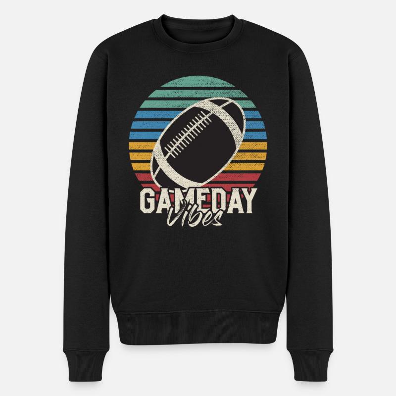 Ambiances Gameday - Pull Premium bio Homme - noir