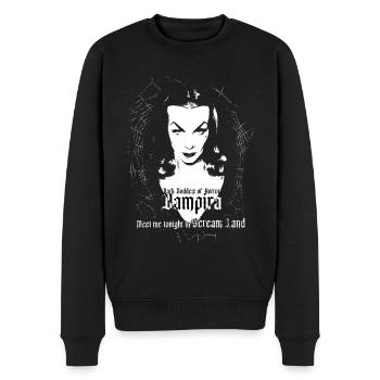 Vampire Reine de l’horreur - Pull Premium bio Homme - noir - Devant - Nico (187cm)