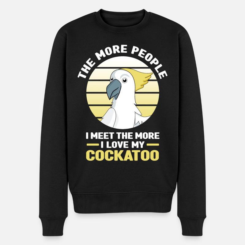 Cacatoès - Pull Premium bio Homme - noir