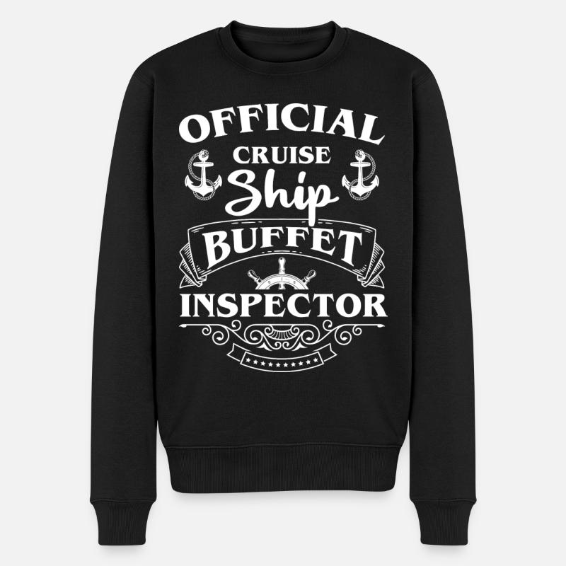 Buffet Verpflegung Getränke - Männer Premium Bio Pullover - Schwarz