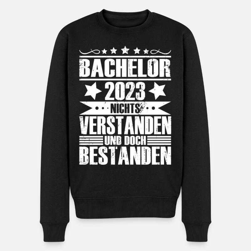 Bachelor 2023 - Männer Premium Bio Pullover - Schwarz