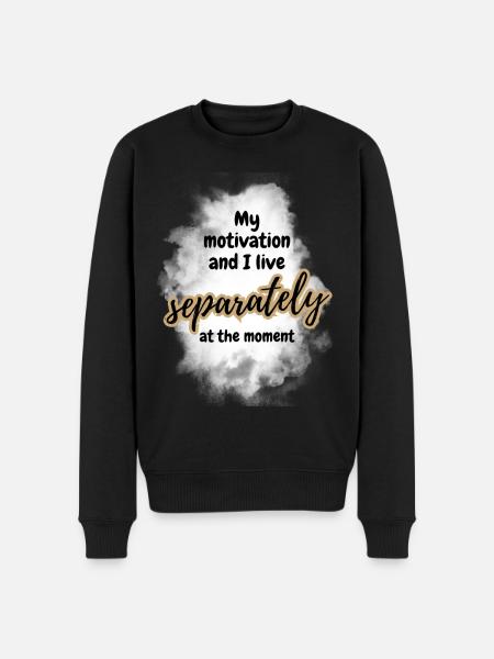 POSITIVE ATTITUDE MINDSET Motivation - Men's Premium Organic Jumper - black