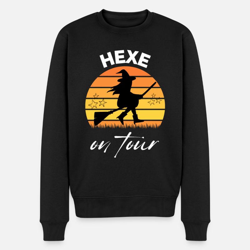 HEXE on tour HEXEN hexen - Männer Premium Bio Pullover - Schwarz