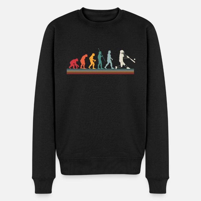 Evolution baseball softball cadeau - Pull Premium bio Homme - noir