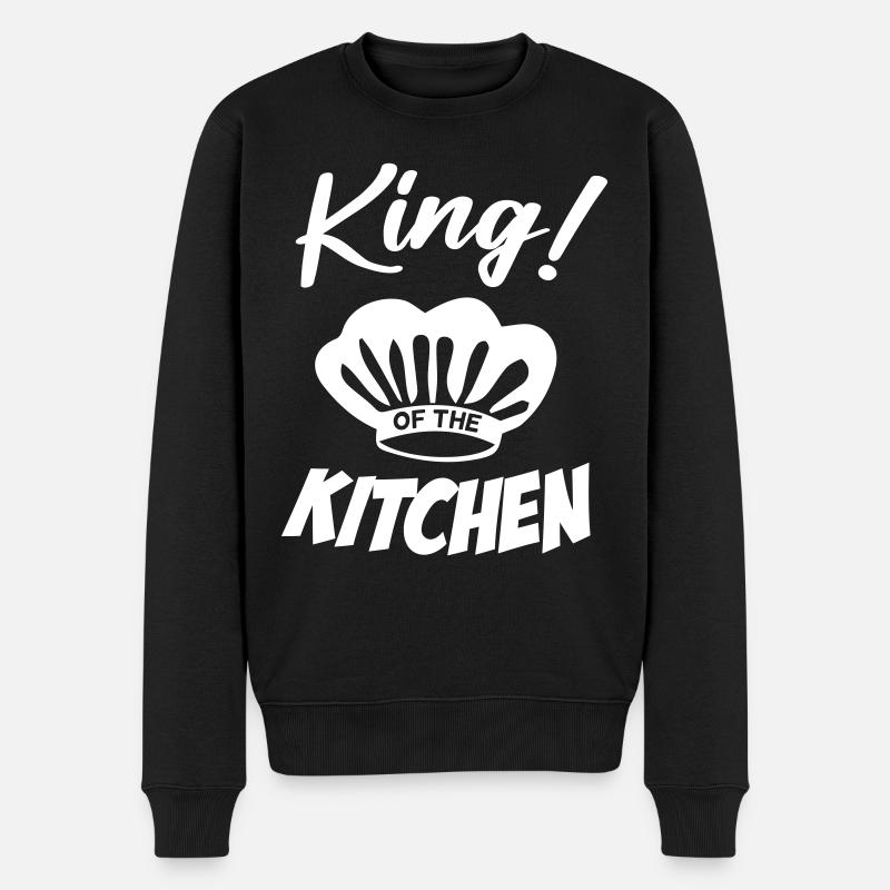 Roi du chef de cuisine - Pull Premium bio Homme - noir