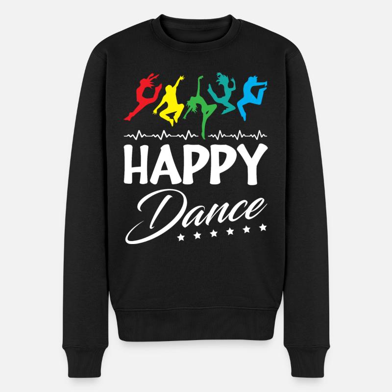 Danse joyeuse - Pull Premium bio Homme - noir