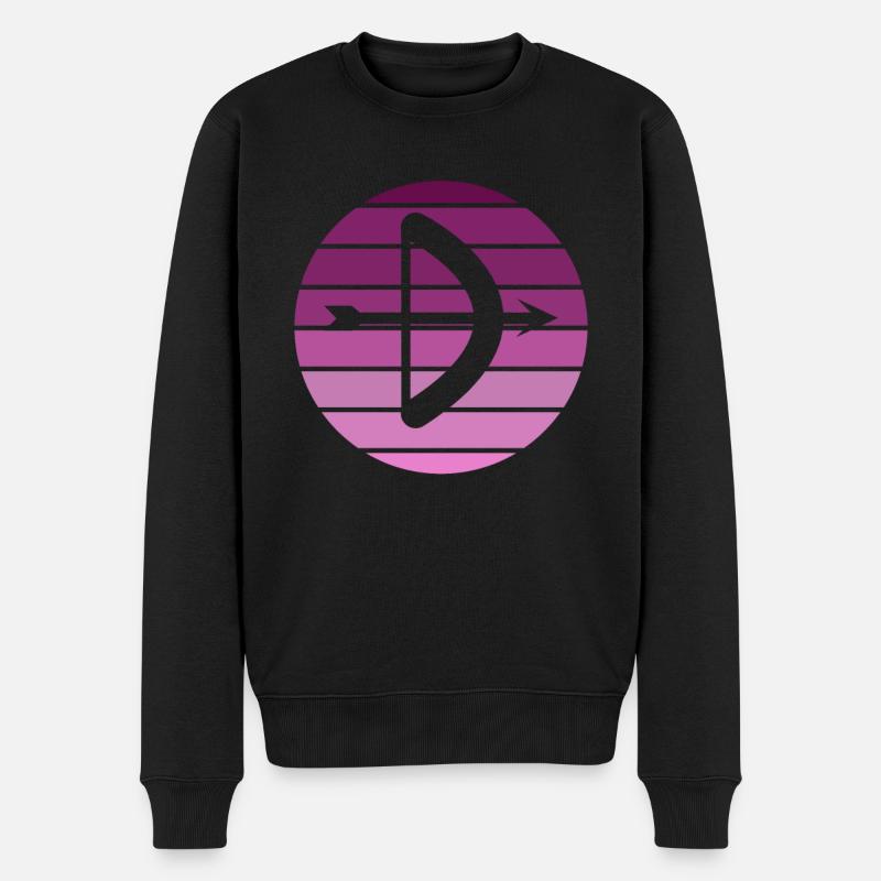 Archery Gift Saying Archery - Men's Premium Organic Jumper - black
