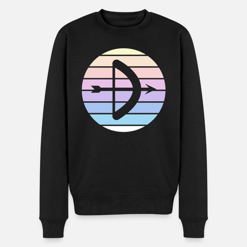 Archery Gift Saying Archery - Men's Premium Organic Jumper - black