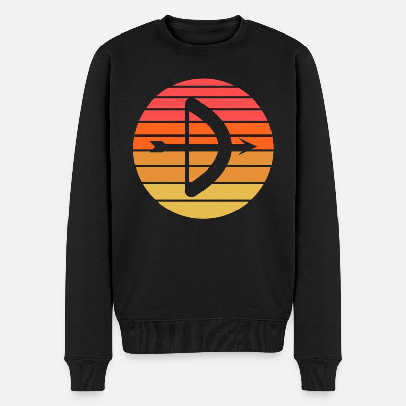 Archery Gift Saying Archery - Men's Premium Organic Jumper - black